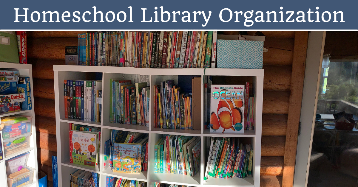 Homeschool Library Organization